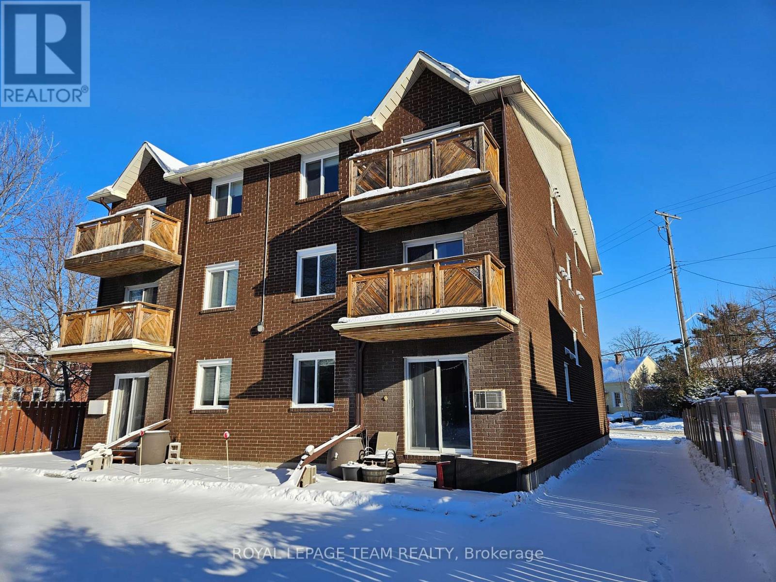 Second floor unit, balcony on the right