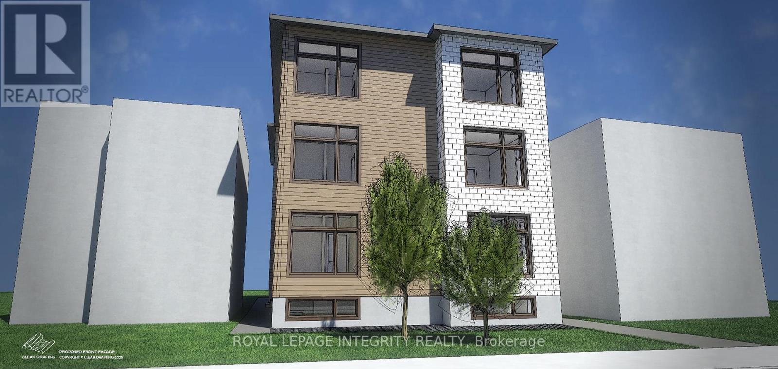 Conceptual rendering - approved 9-unit development