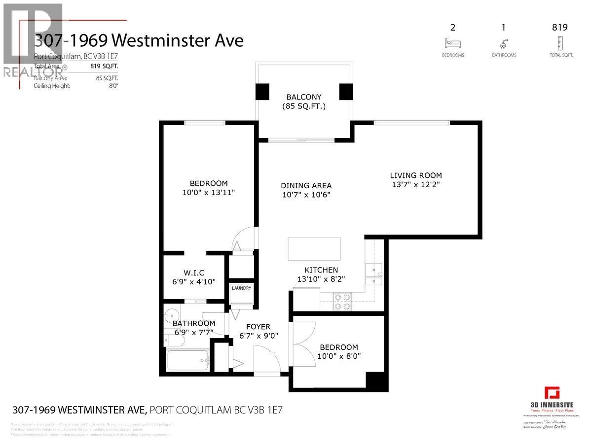 307 1969 WESTMINSTER AVENUE, Port Coquitlam