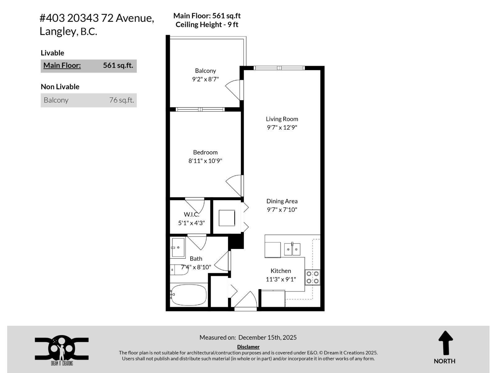 403 20362 72B AVENUE, Langley