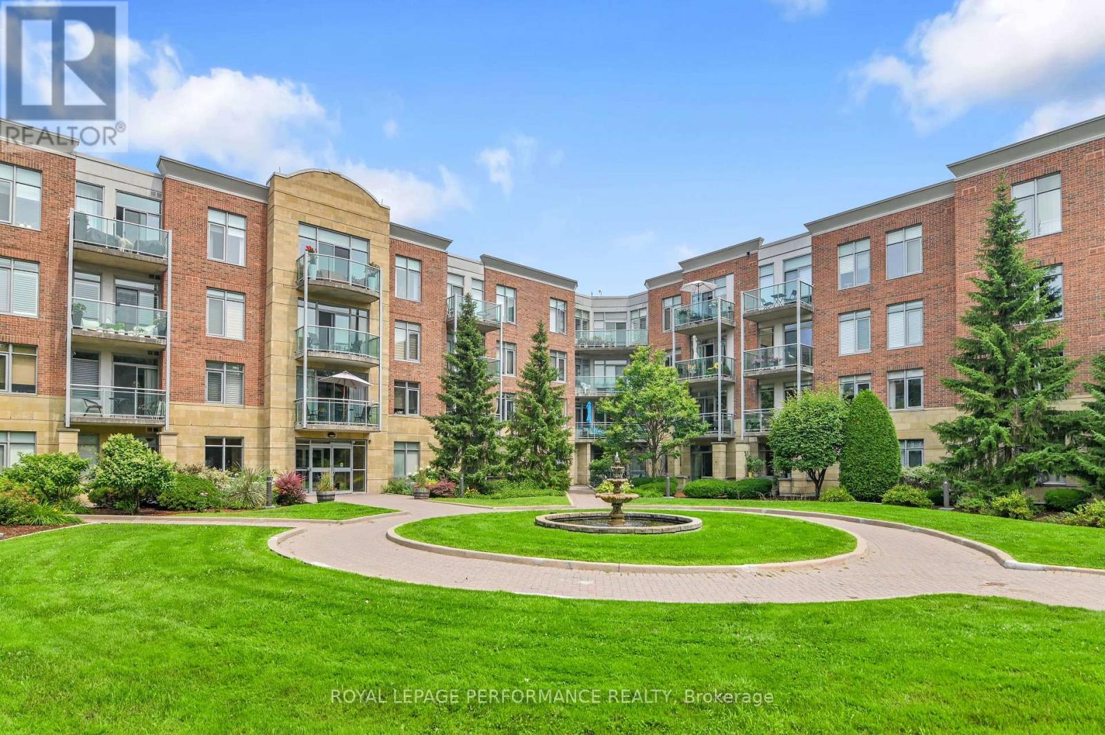 Beautifully landscaped with fountain