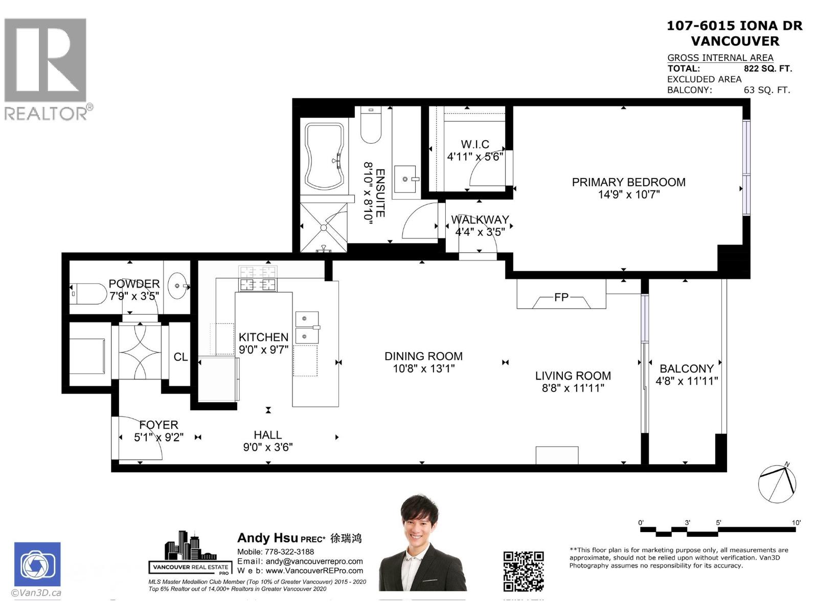 107 6015 IONA DRIVE, Vancouver