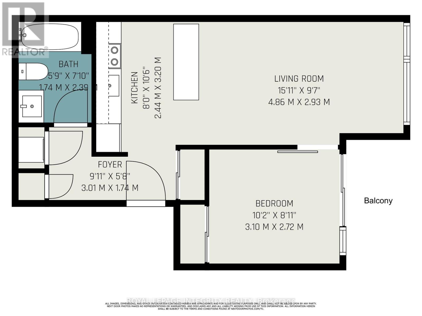 Fully enclosed bedroom! No open sleep dens here!