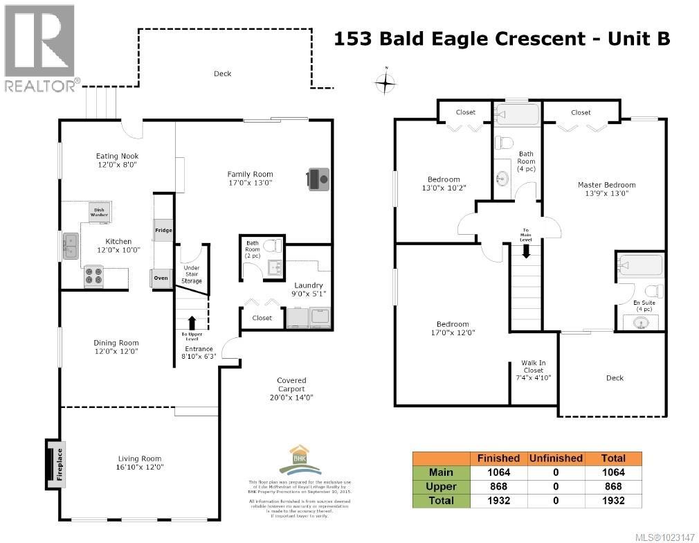 A & B 153 Bald Eagle Cres, Bowser