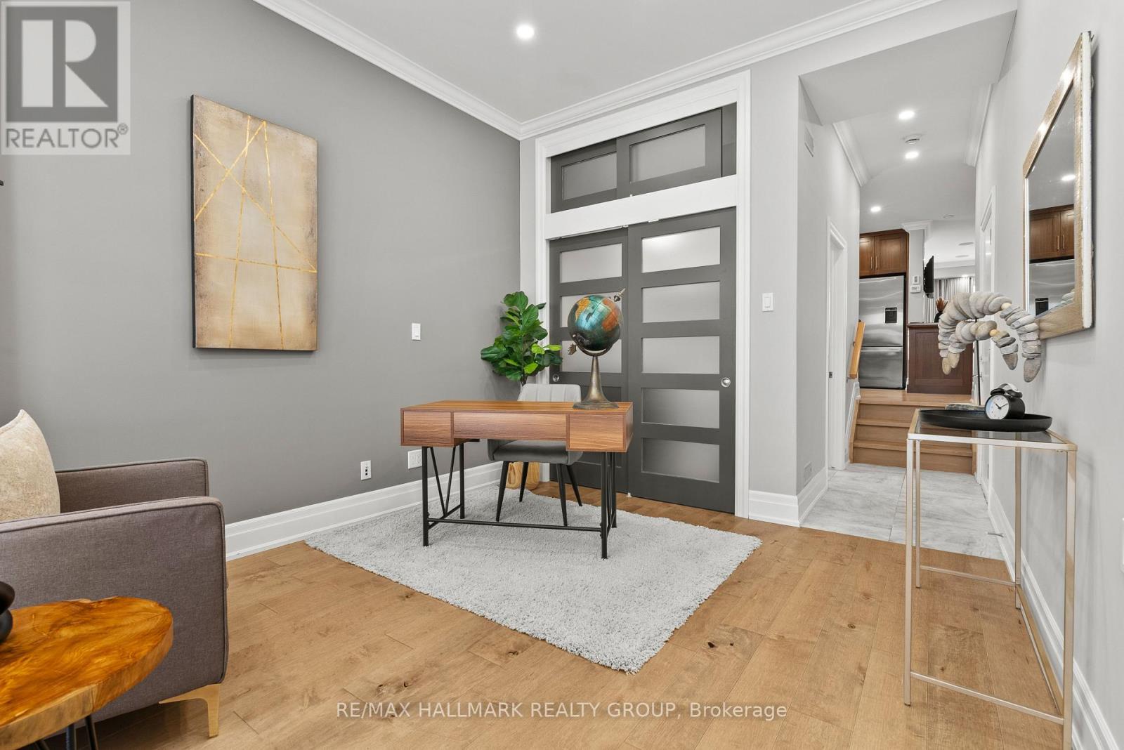 Note: the high ceilings and storage.