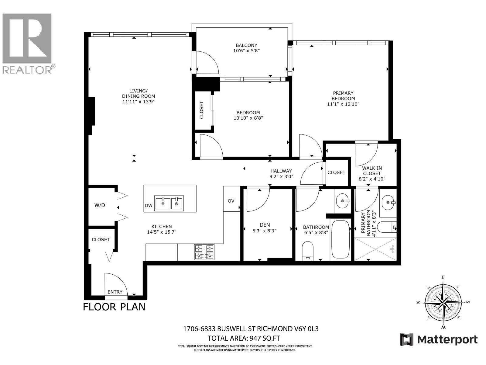 1706 6833 BUSWELL STREET