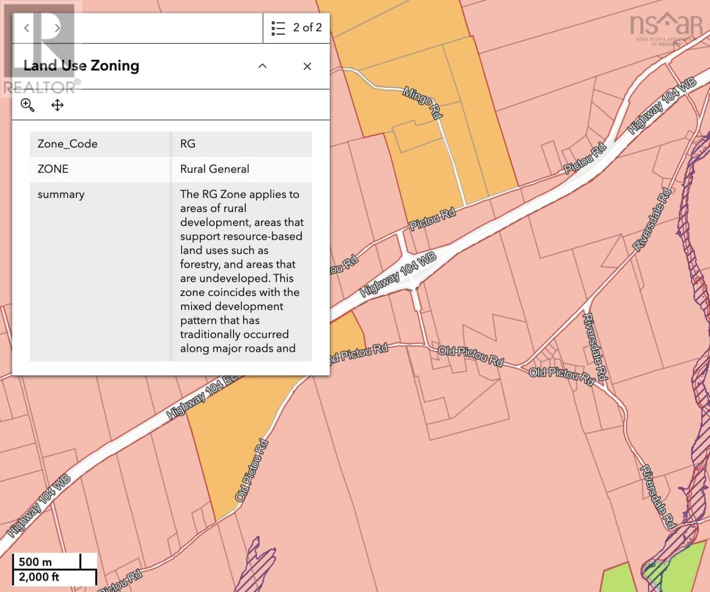Property 3 of 3 of Lot Old Pictou Road