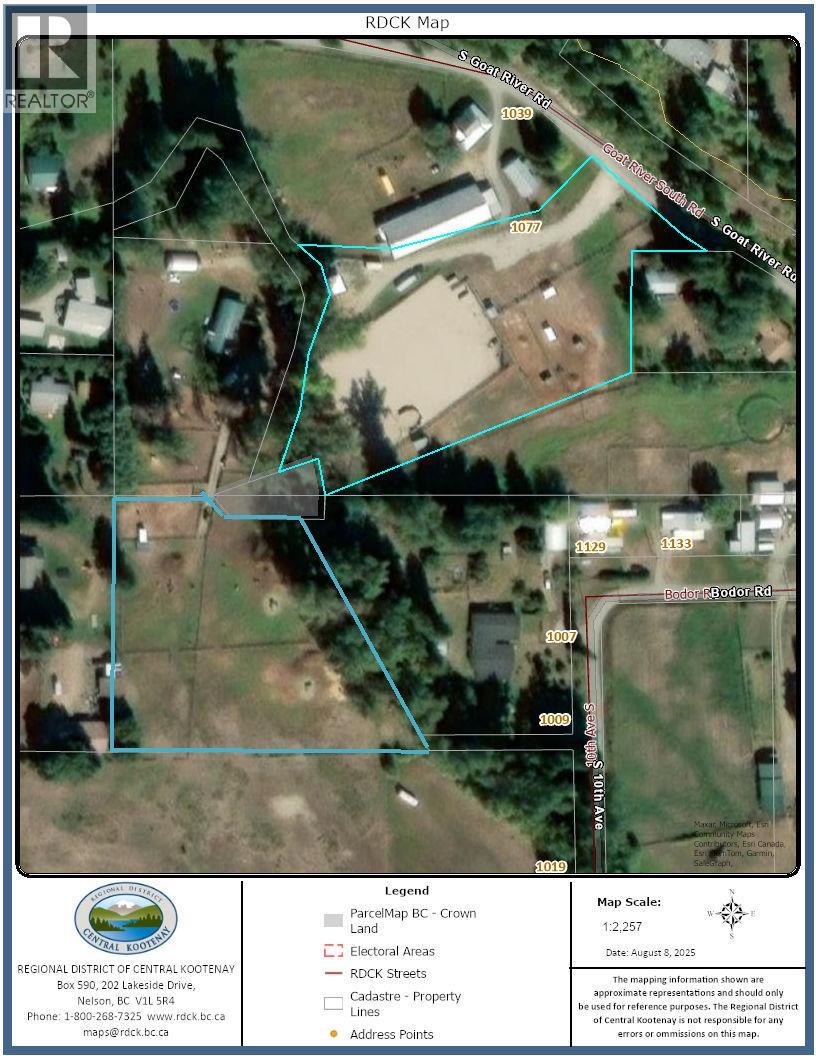 1077 Goat River South Road, Creston