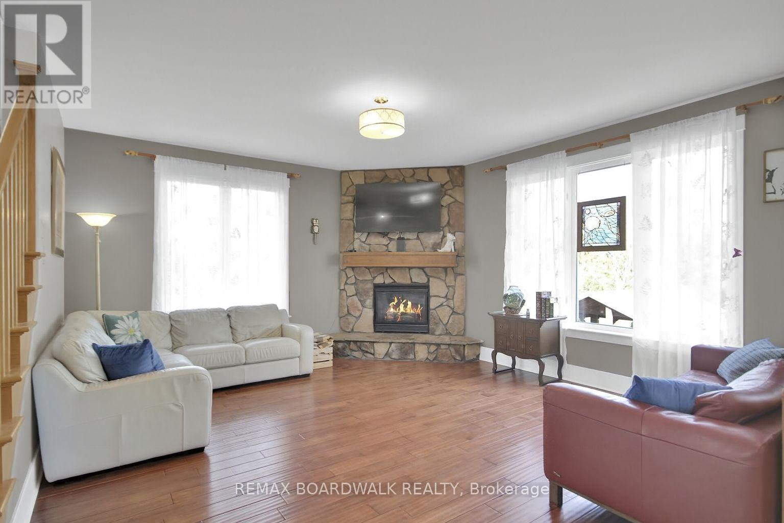 Family room next to kitchen