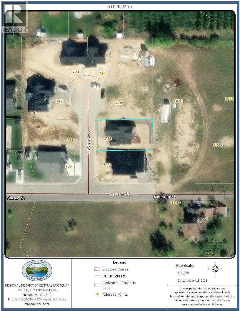 712 Mountain View Crescent, Creston