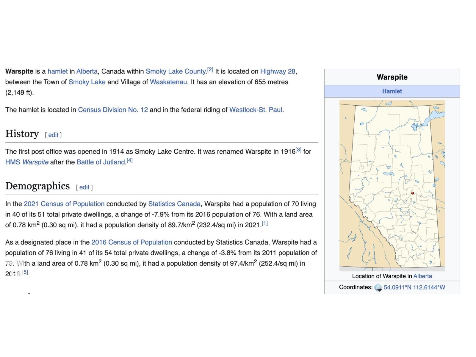 
          5135 50 AV
            <br/>
            <span>Warspite</span>
            , 
            <span>AB</span>
             <span>T0A3N0</span>
         - Photo 11