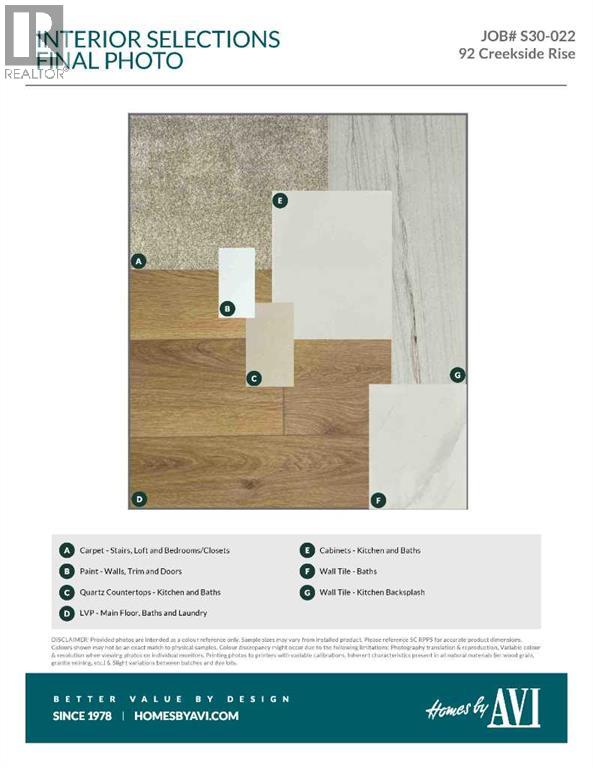 Single Family House for Sale in  Creekside Rise SW Pine Creek Calgary 