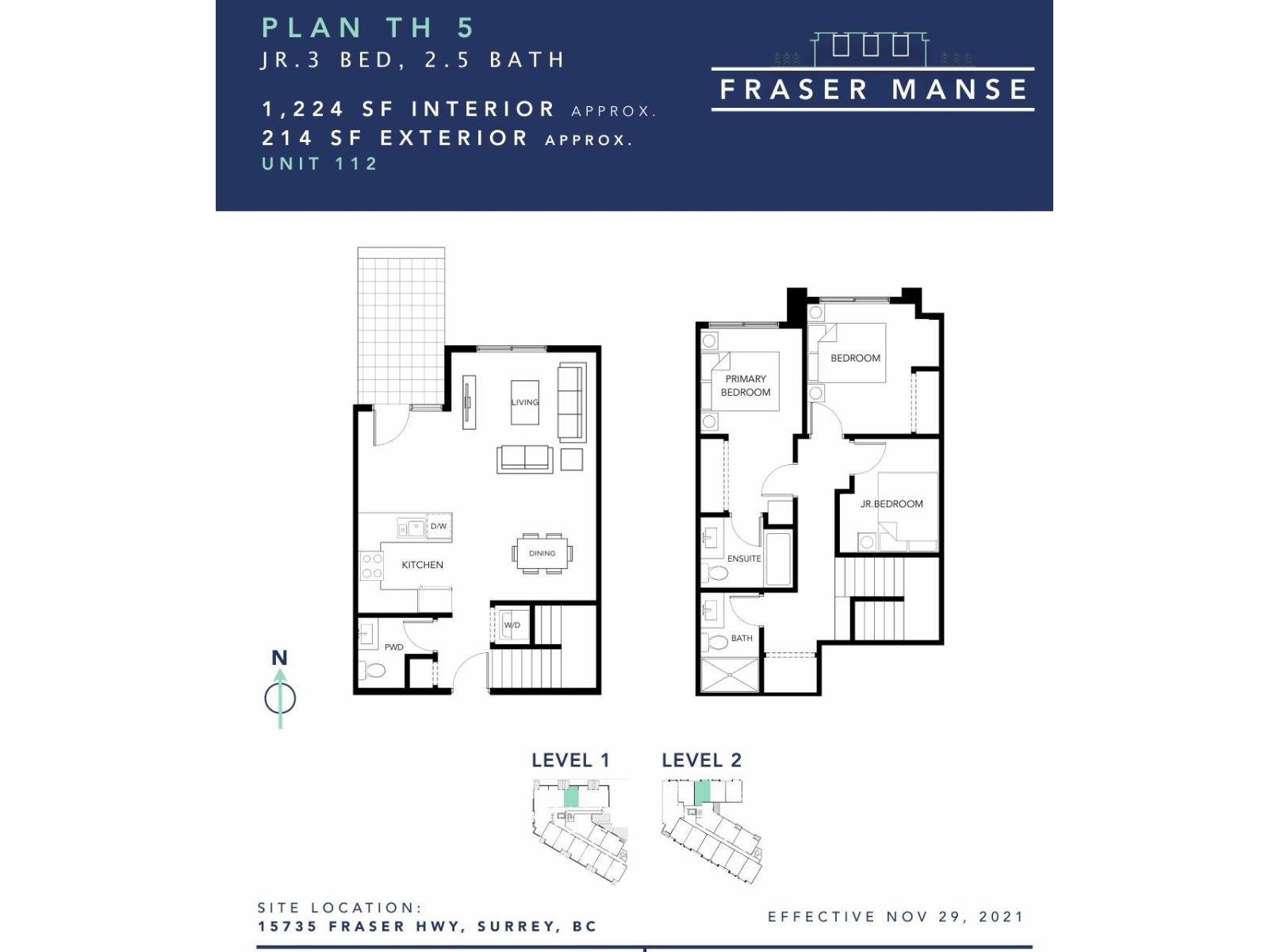112 15739 FRASER HIGHWAY, Surrey