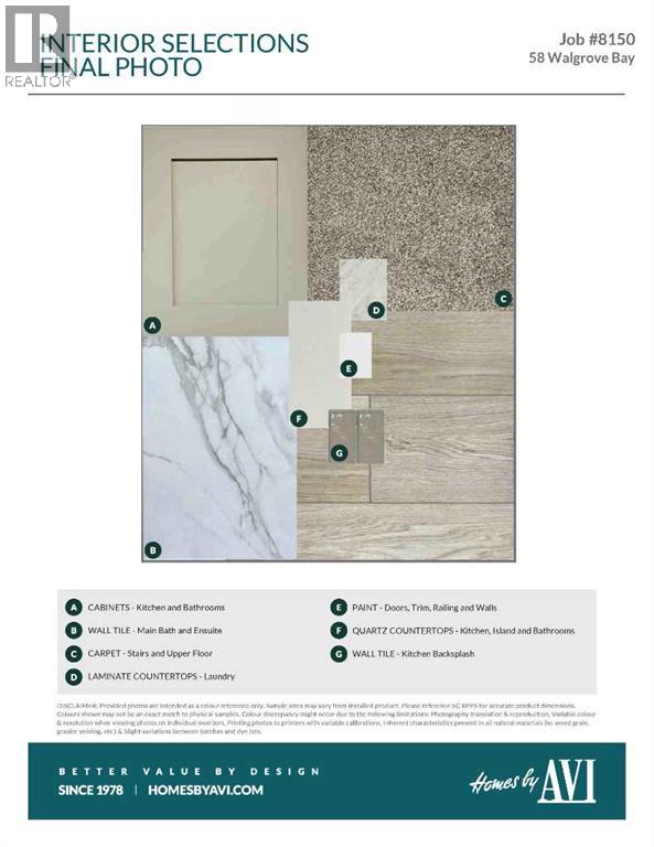 Single Family House for Sale in  Walgrove Bay SE Walden Calgary 