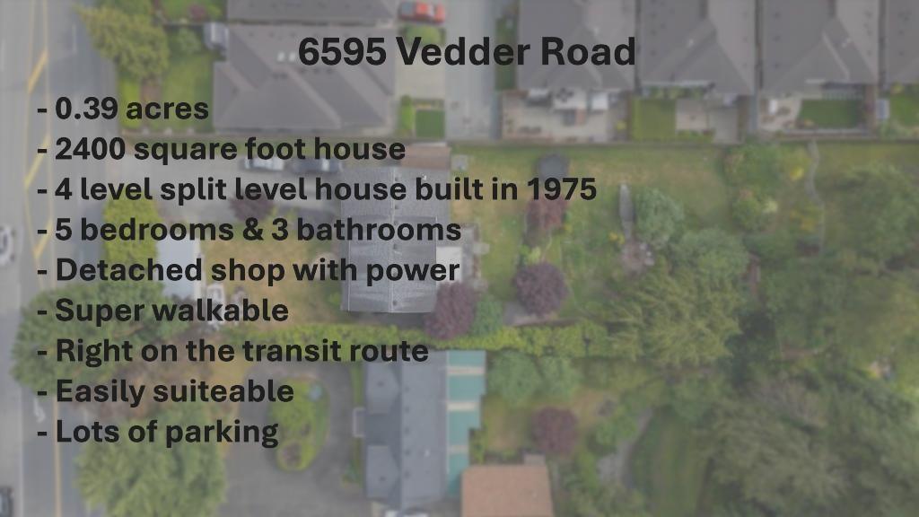 6595 VEDDER ROAD, Sardis South, Chilliwack