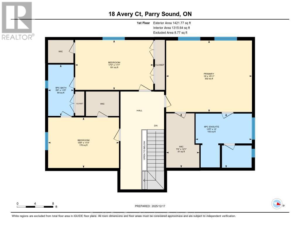 Upstairs Floor Plan