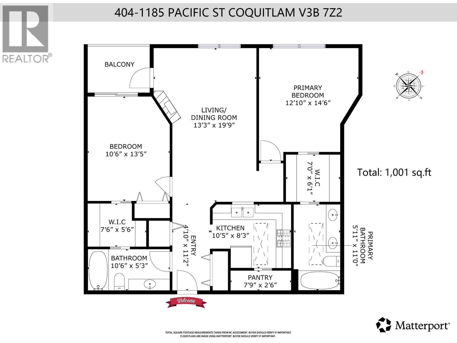 404 1185 PACIFIC STREET - Main photo, Coquitlam, British Columbia