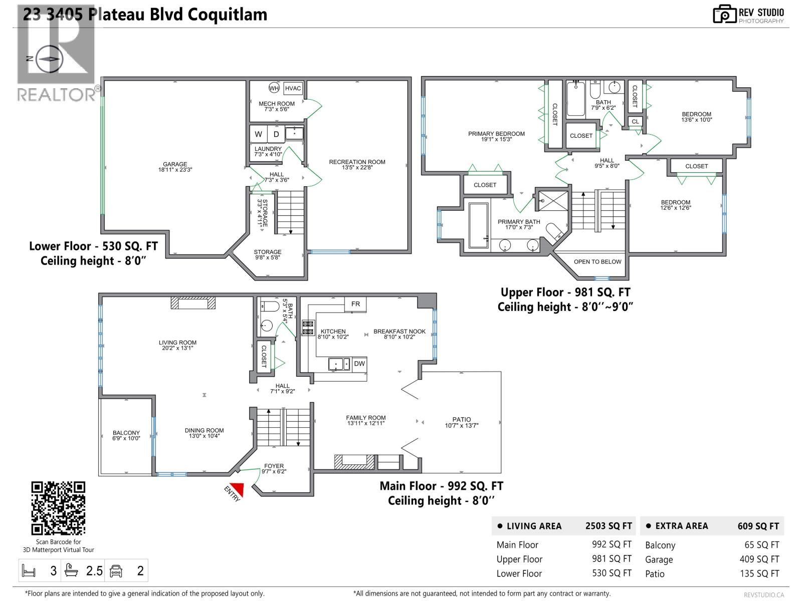 23 3405 PLATEAU BOULEVARD, Coquitlam