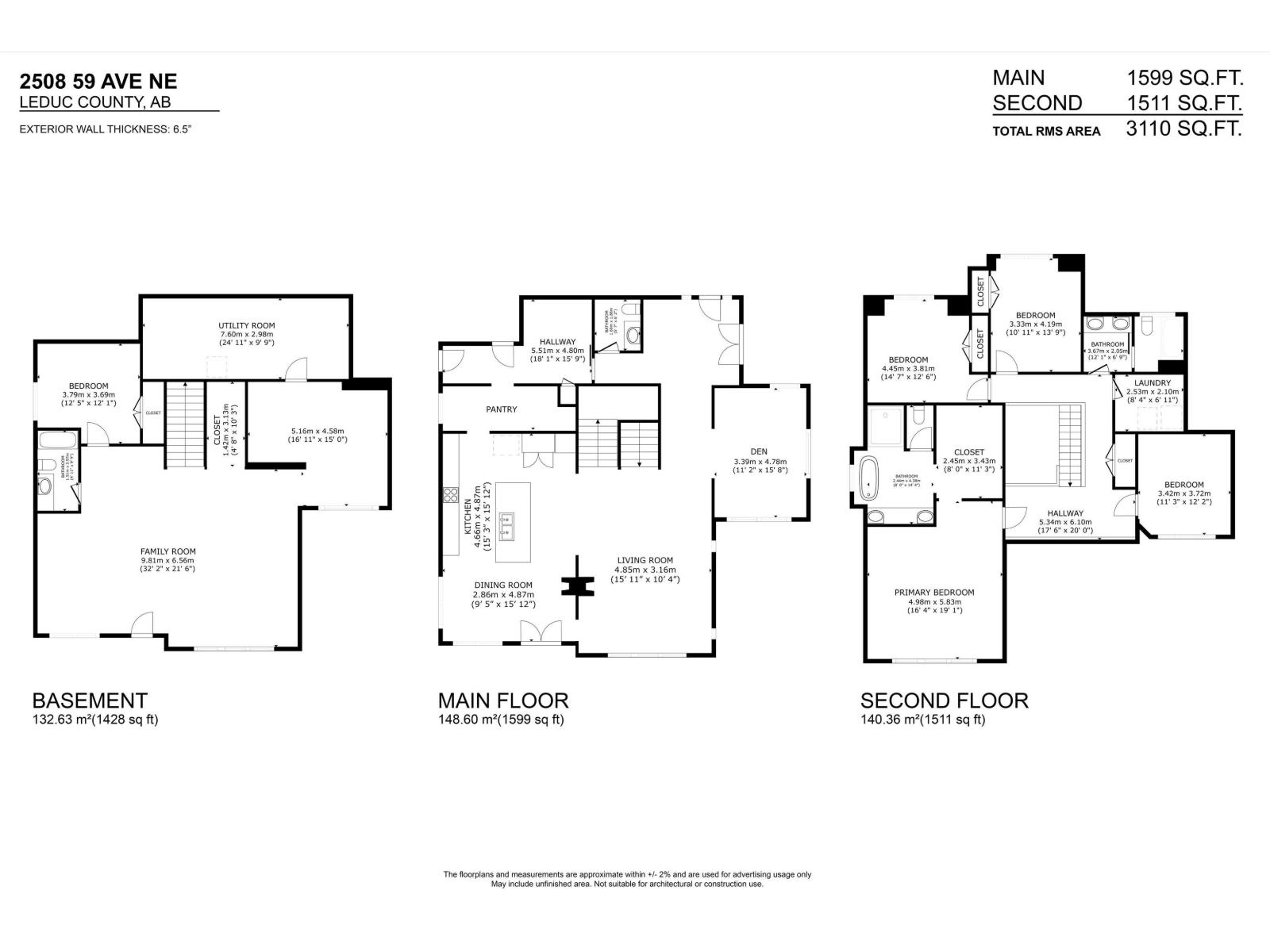 2508 59 AV NE, Rural Leduc County