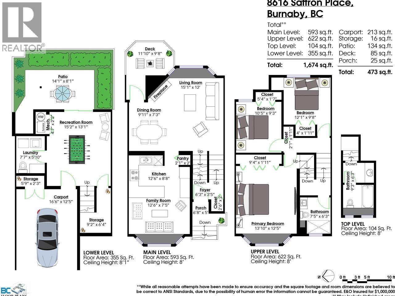 8616 SAFFRON PLACE, Burnaby
