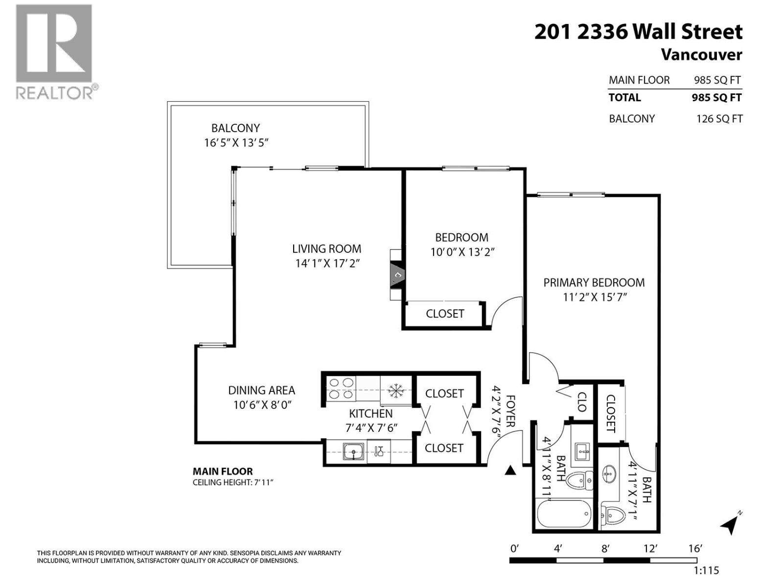 201 2336 WALL STREET