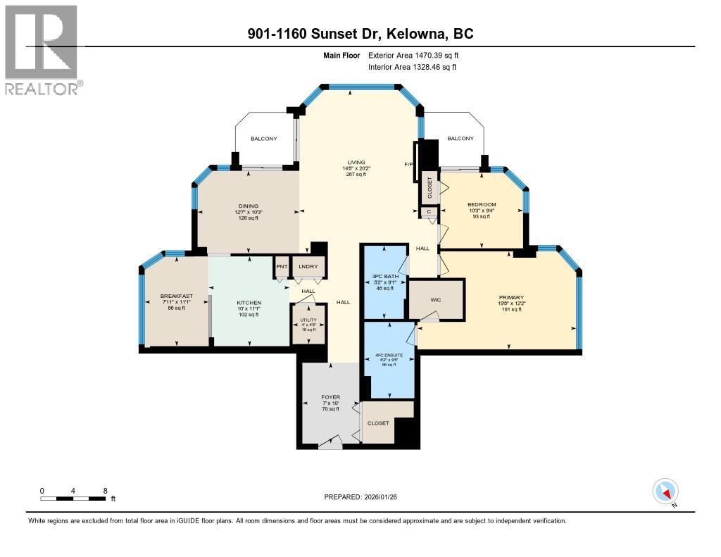 1160 Sunset Drive Unit# 901, Kelowna
