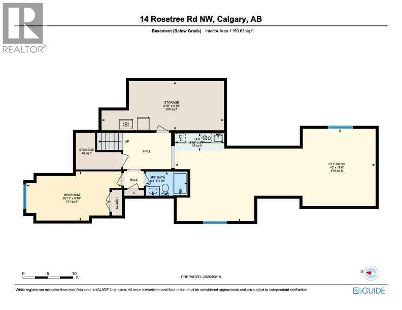 Single Family House for Sale in  Rosetree Road NW Rosemont Calgary 