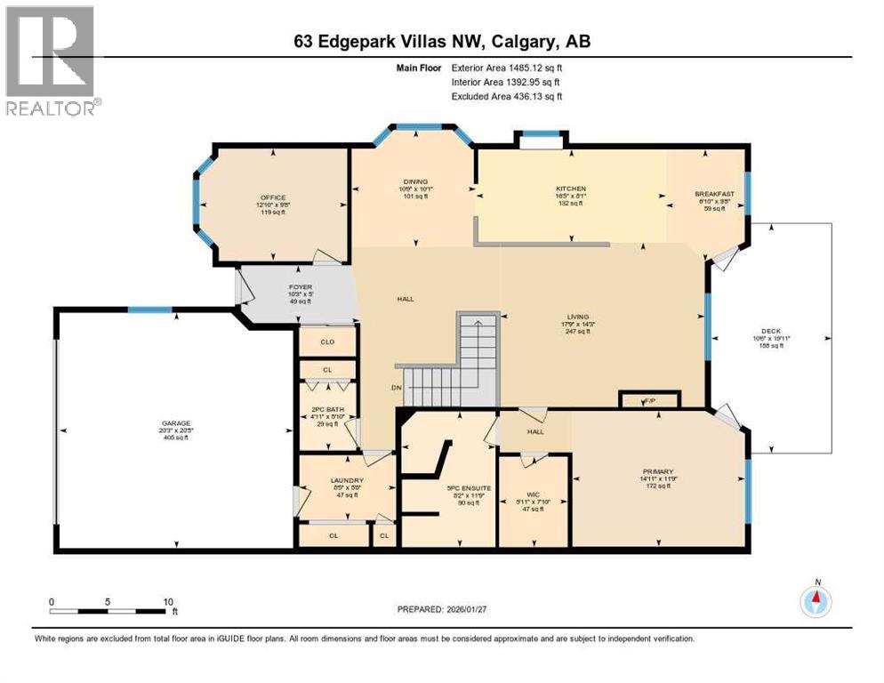 Single Family House Bungalow for Sale in  Edgepark Villas NW Edgemont Calgary 