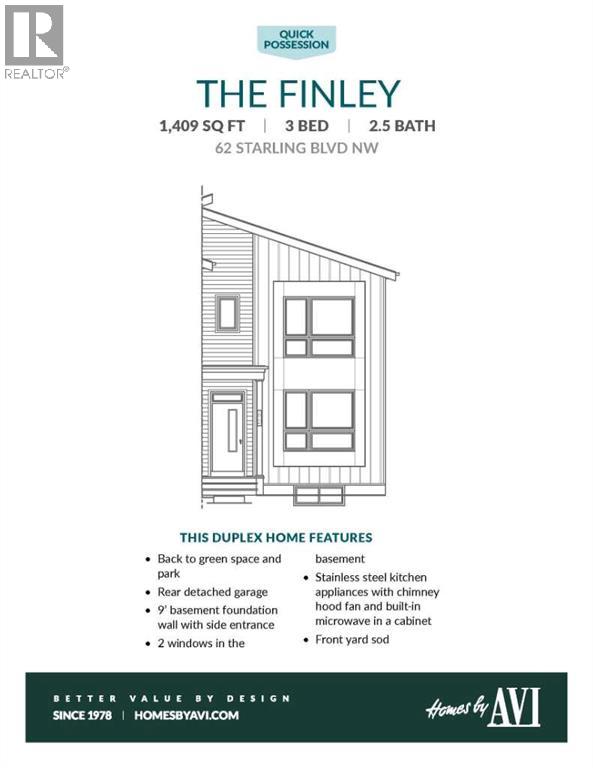 Single Family House for Sale in  Starling Boulevard NW Moraine Calgary 