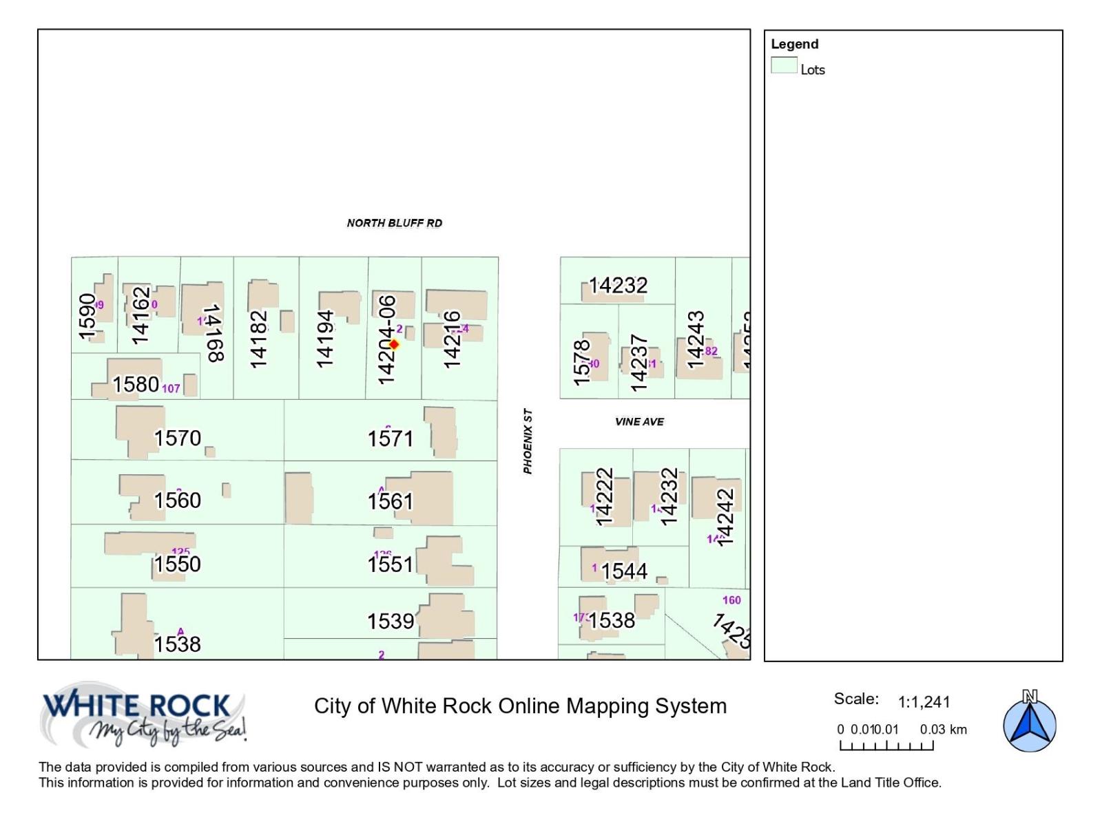 14206 NORTH BLUFF ROAD, White Rock