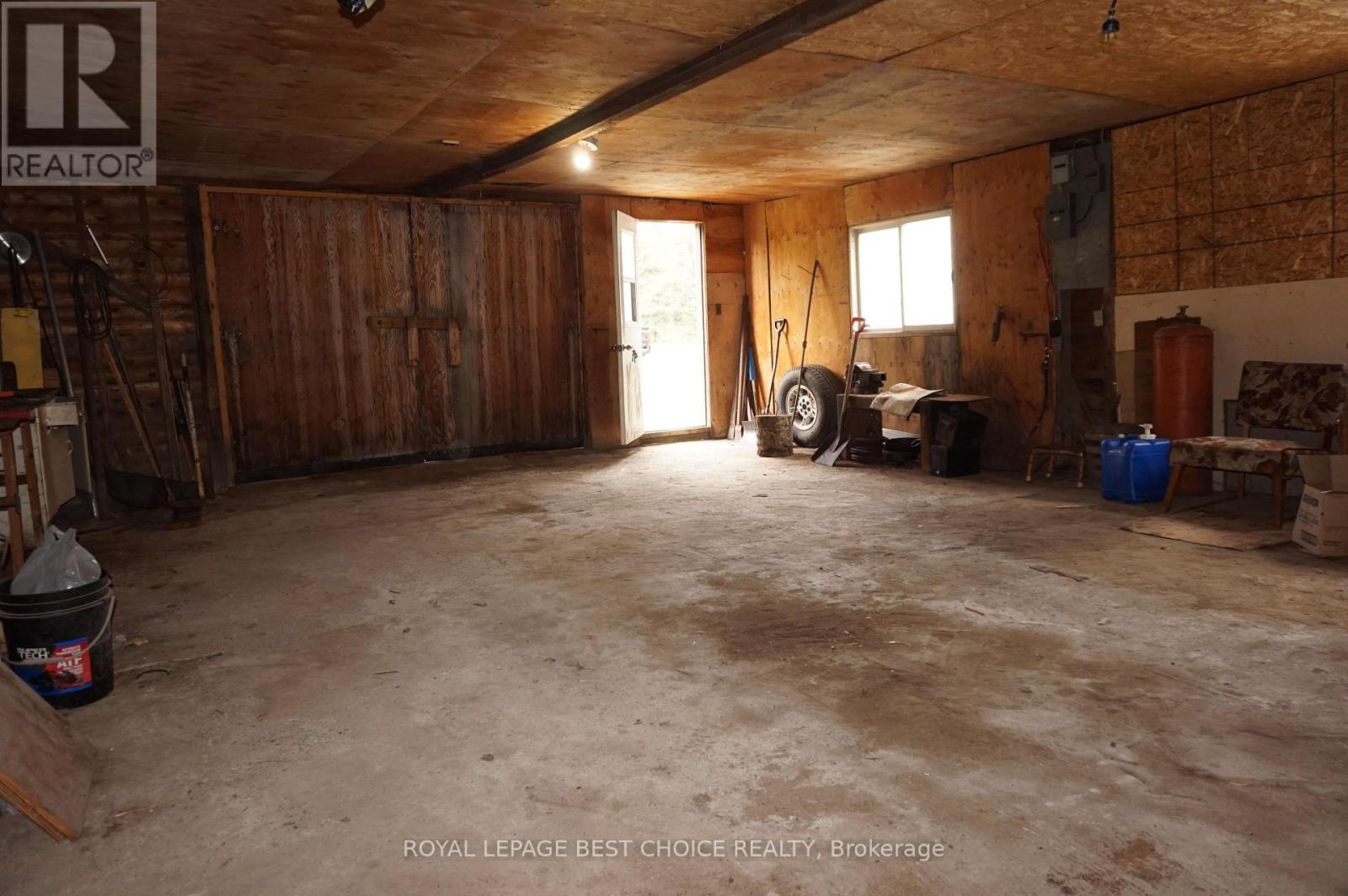 Inside shop-garage