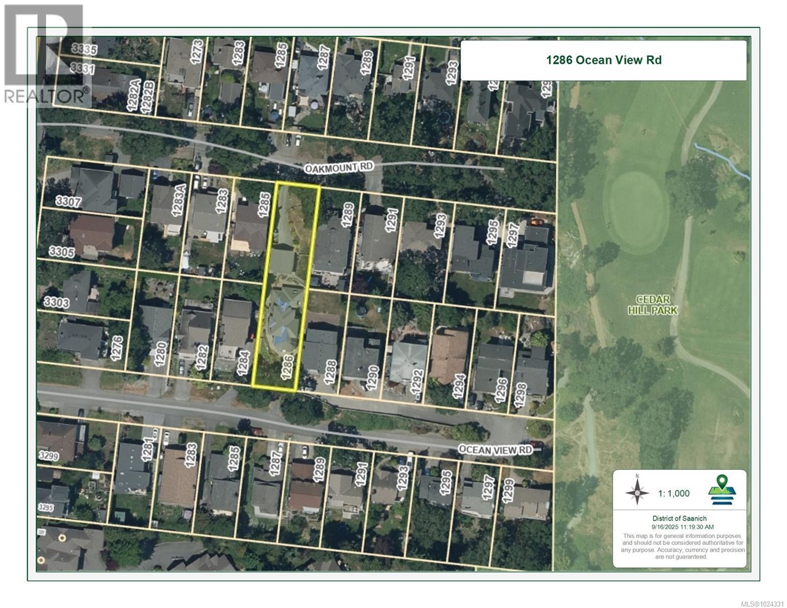  1286 Ocean View Drive, Saanich