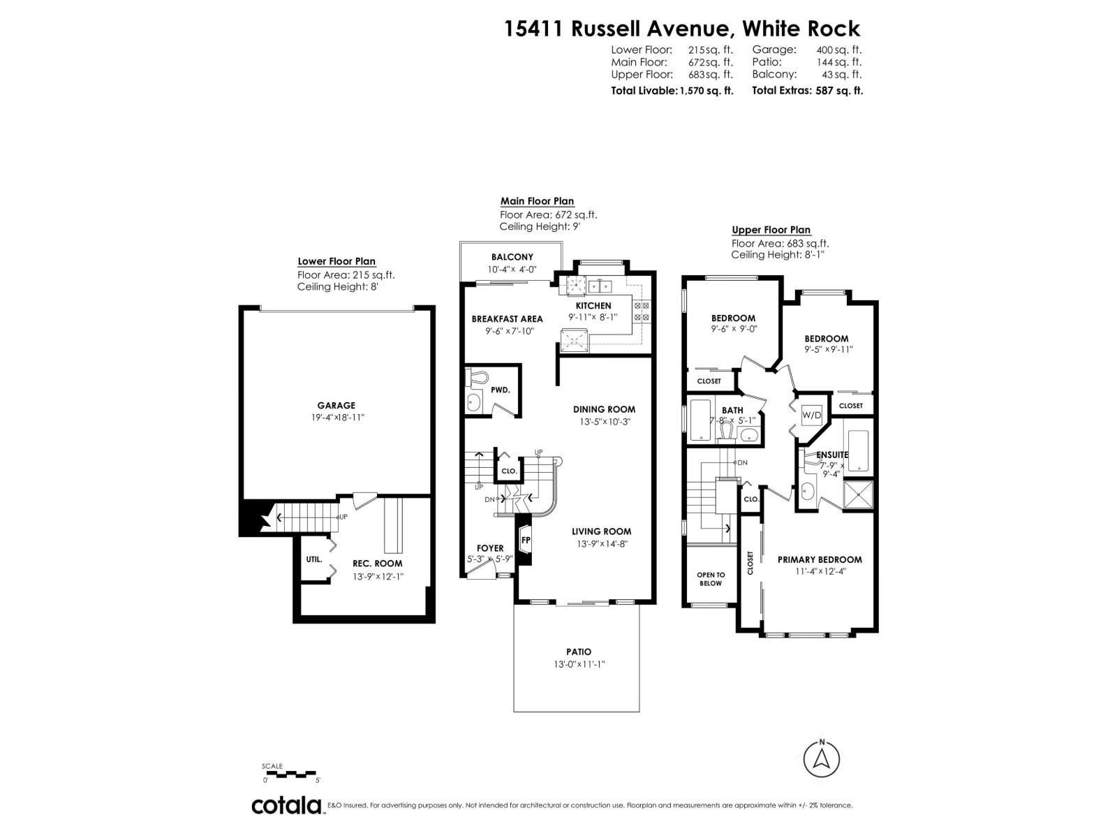 15411 RUSSELL AVENUE, White Rock
