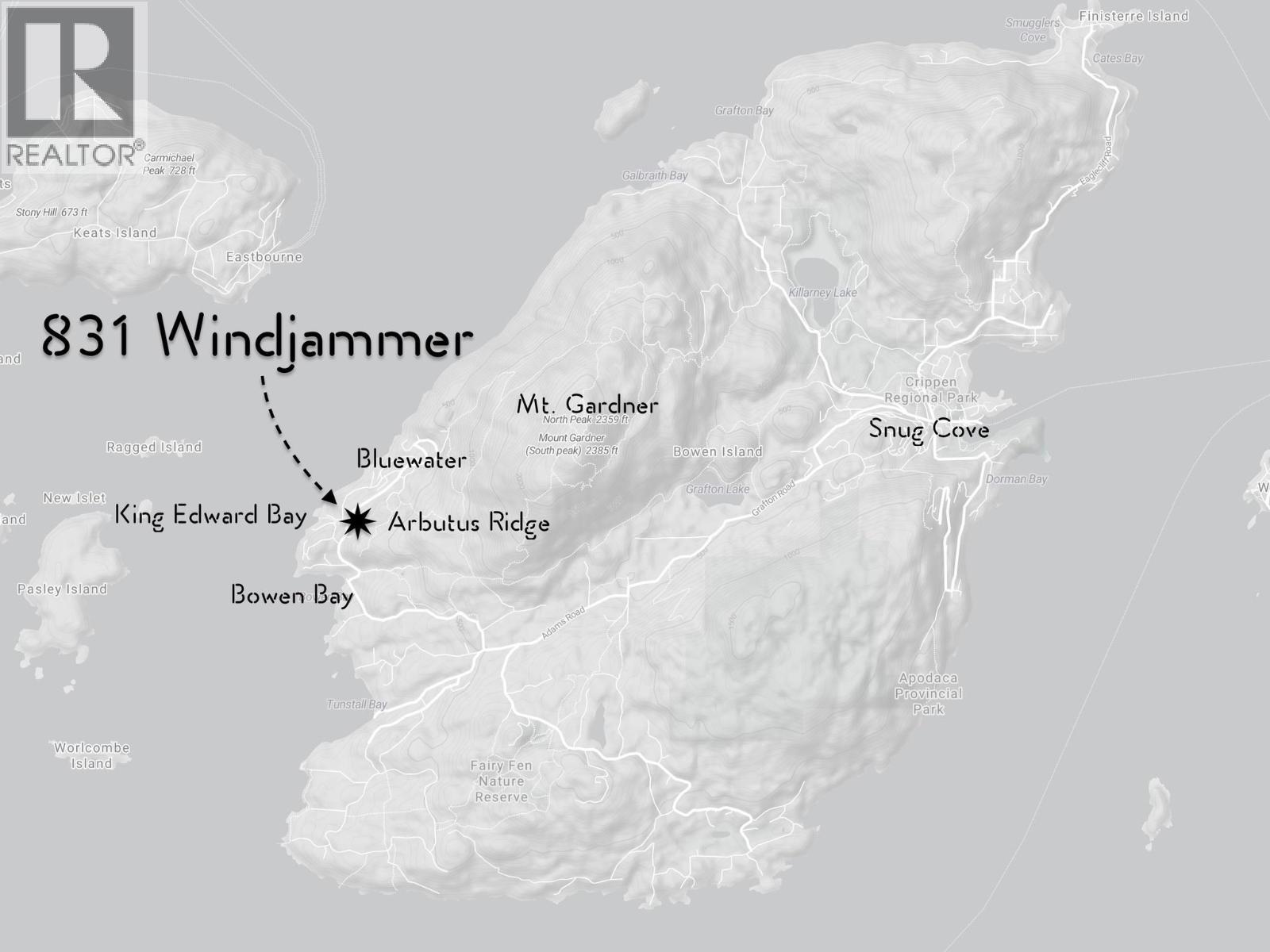 831 WINDJAMMER ROAD, Bowen Island