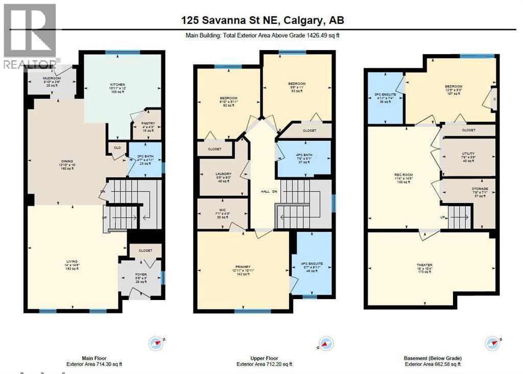 Single Family House for Sale in  Savanna Street NE Saddle Ridge Calgary 