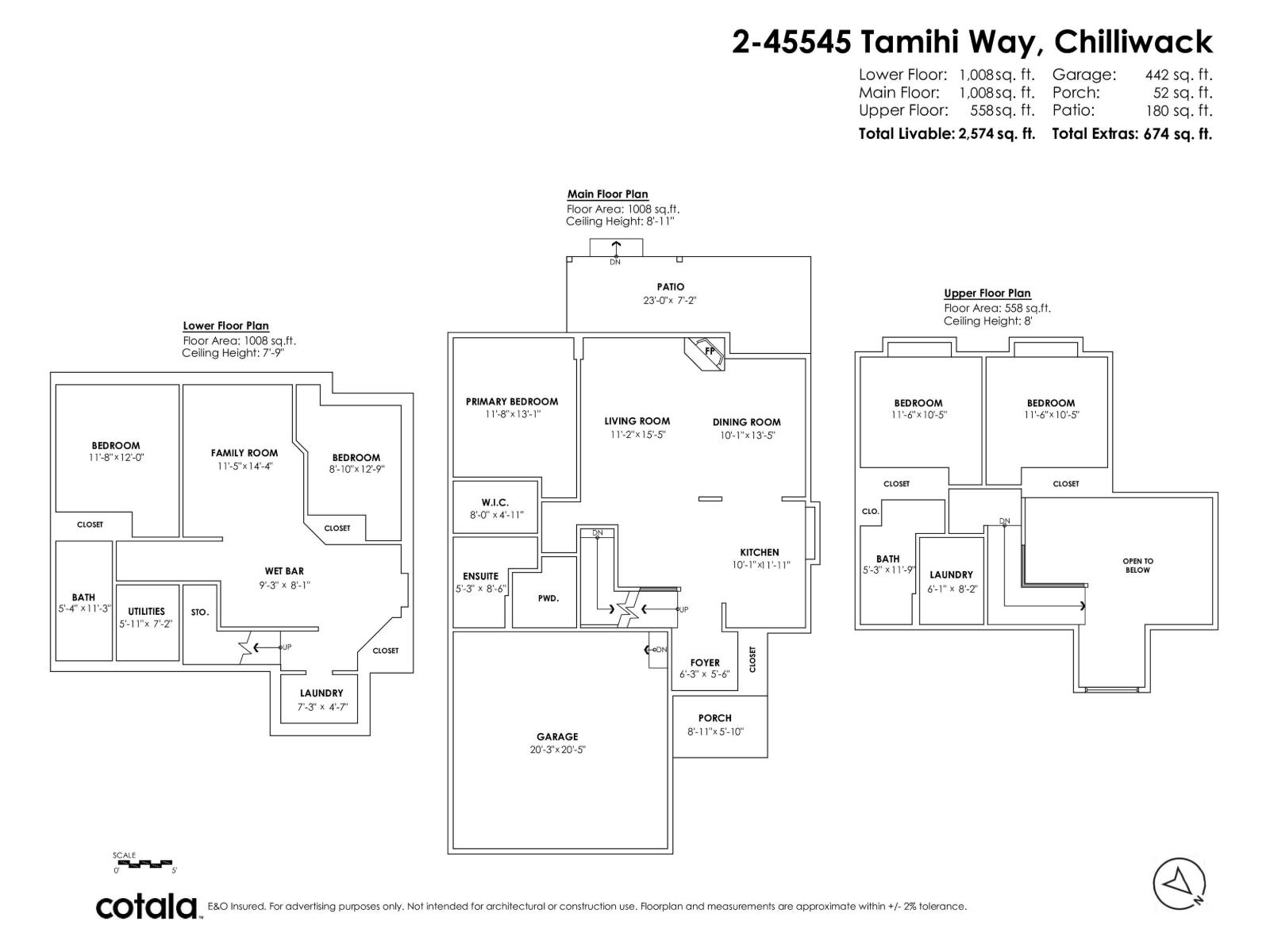 2 45545 TAMIHI WAY, Garrison Crossing, Chilliwack