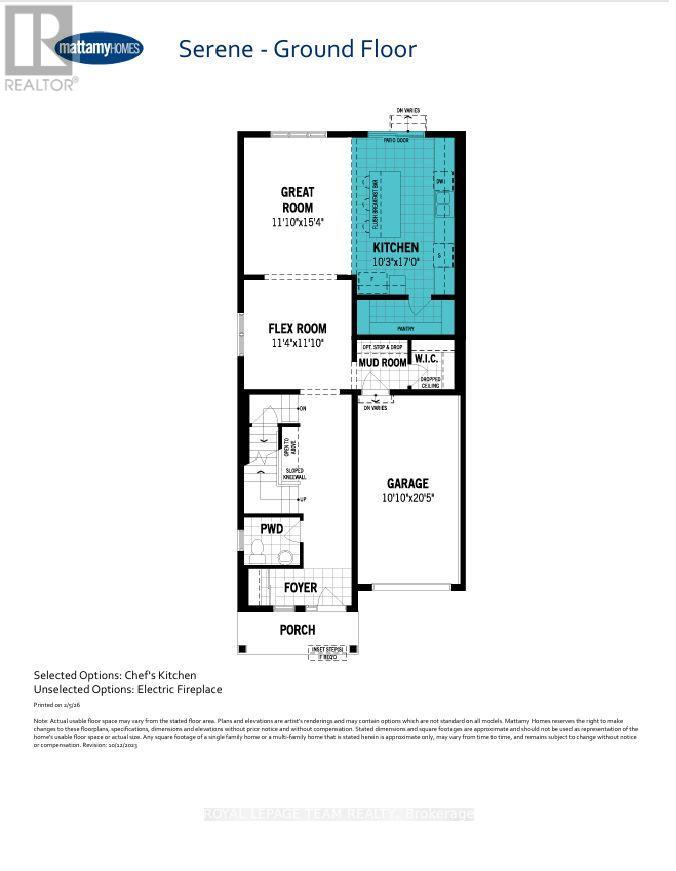 Images provided to showcase builder finishes only.