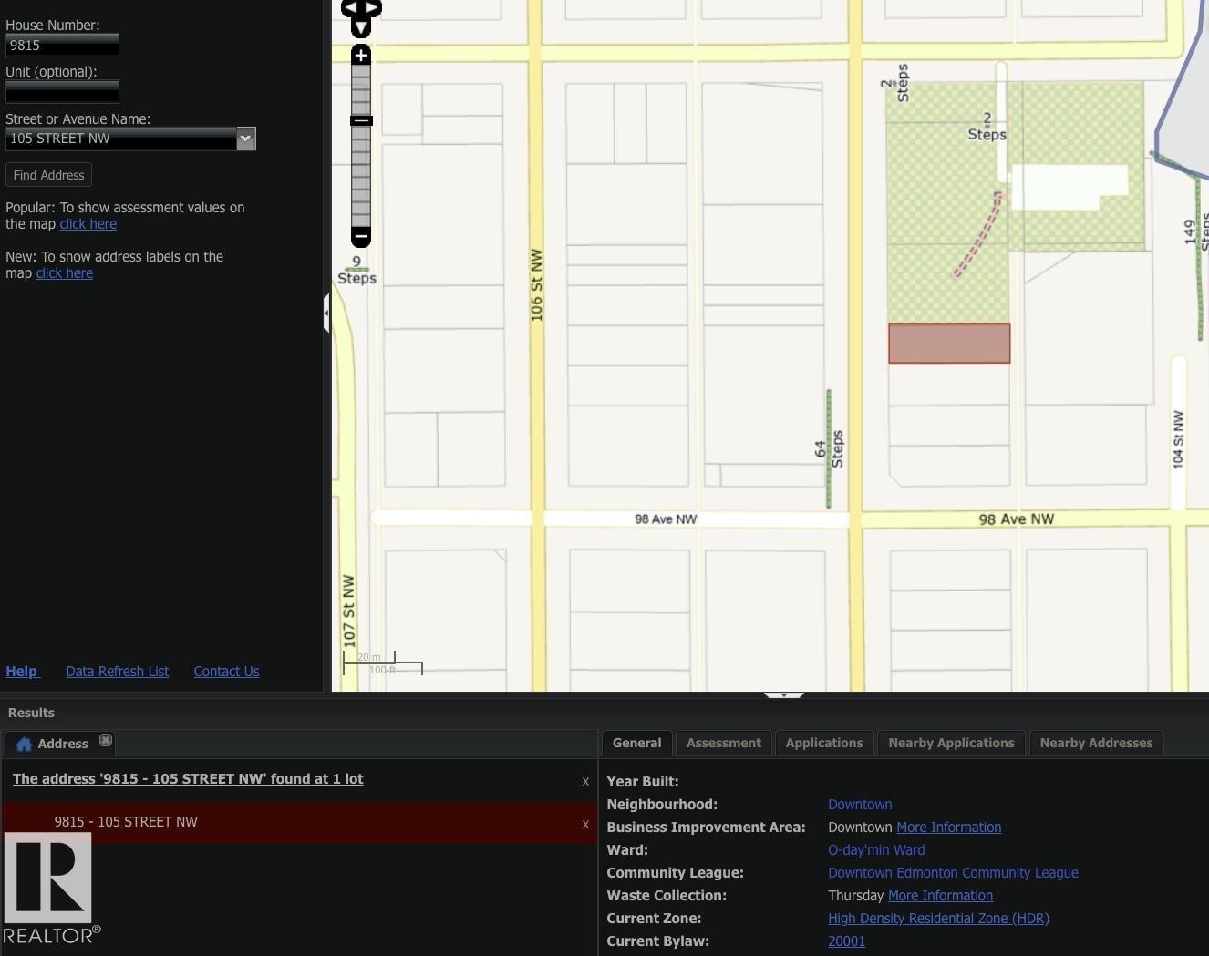 9815 105 ST NW, Edmonton