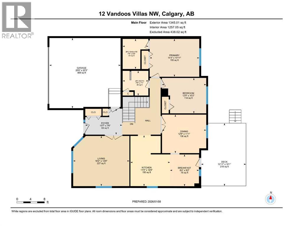 Single Family House for Sale in  Vandoos Villas NW Varsity Calgary 