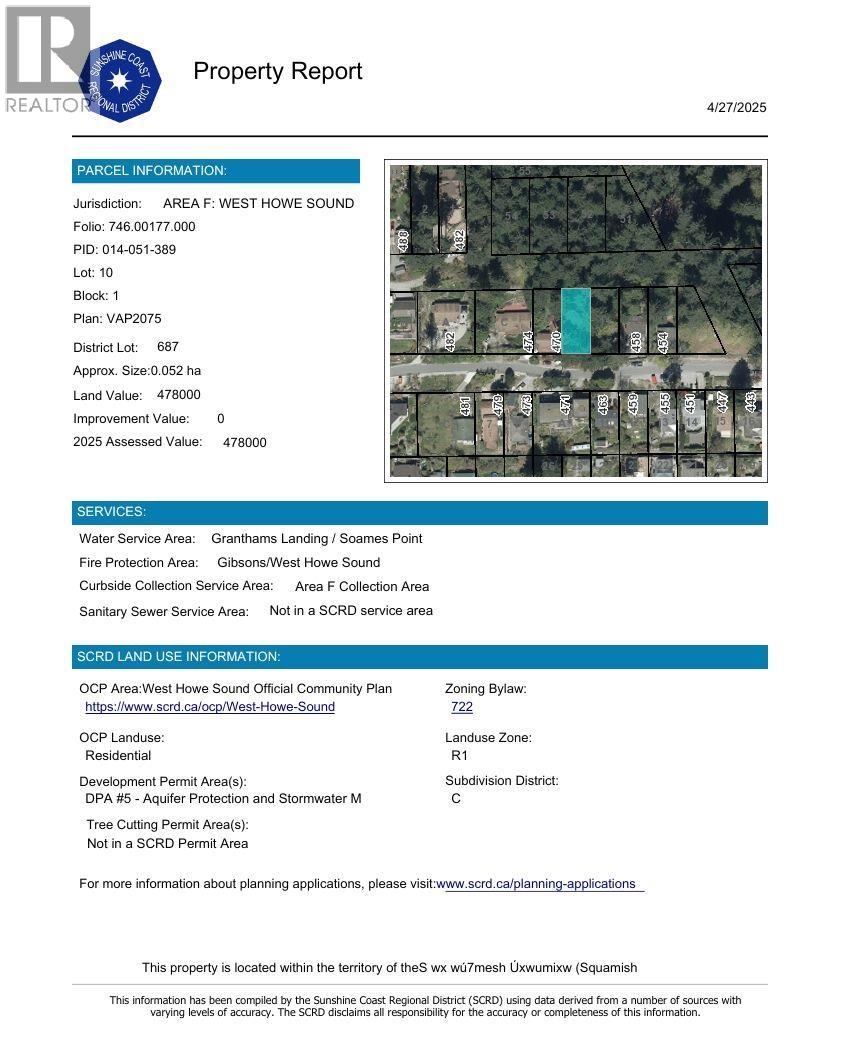 LOT 10 ELPHINSTONE AVENUE, Gibsons