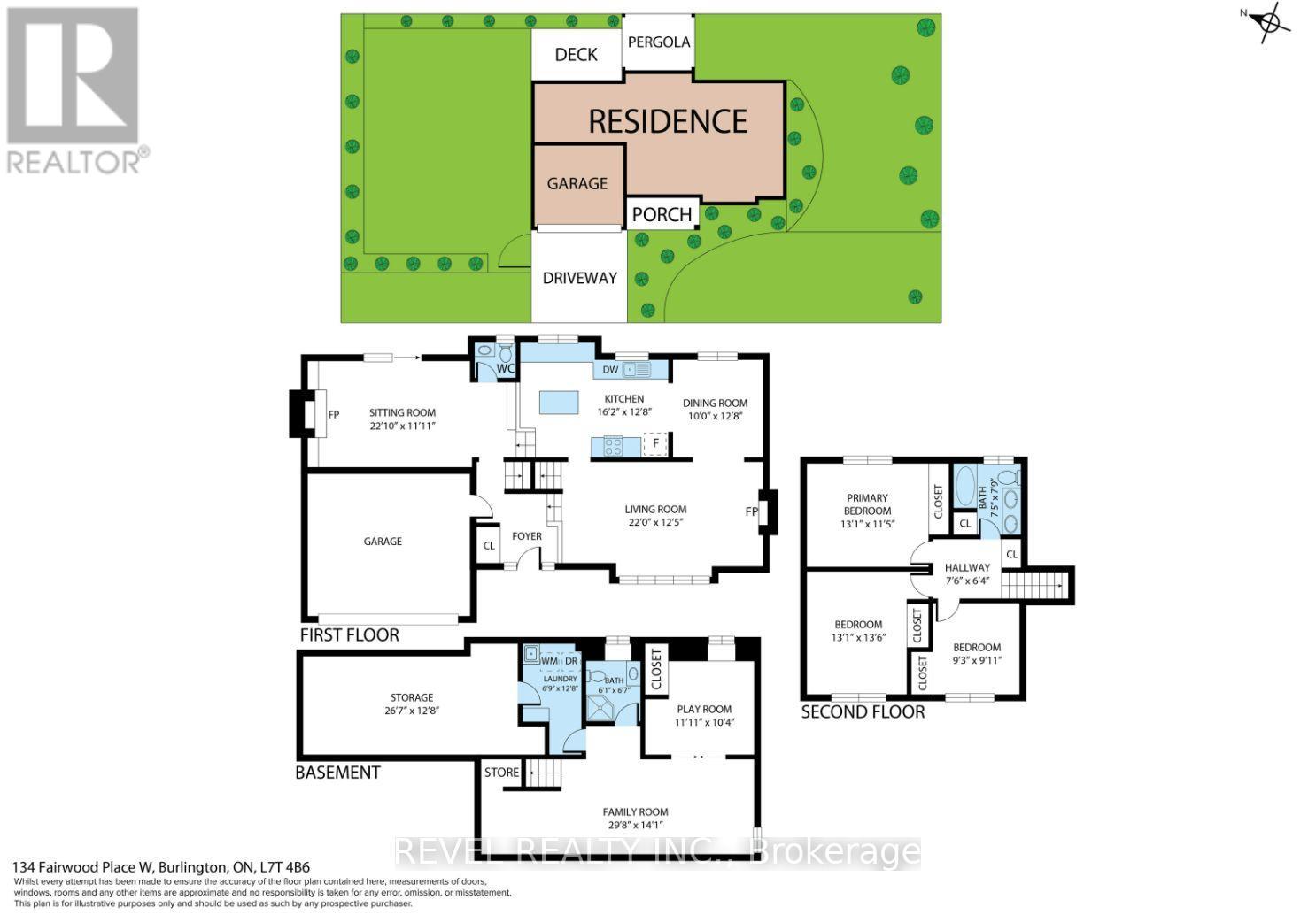 134 FAIRWOOD PLACE W,Burlington (Bayview),,