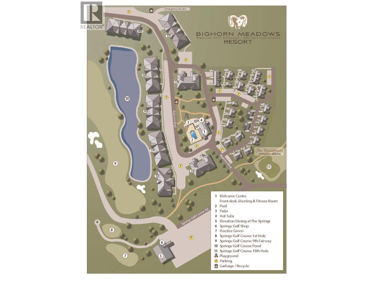 800 BIGHORN Boulevard Unit# 825 E, Radium Hot Springs