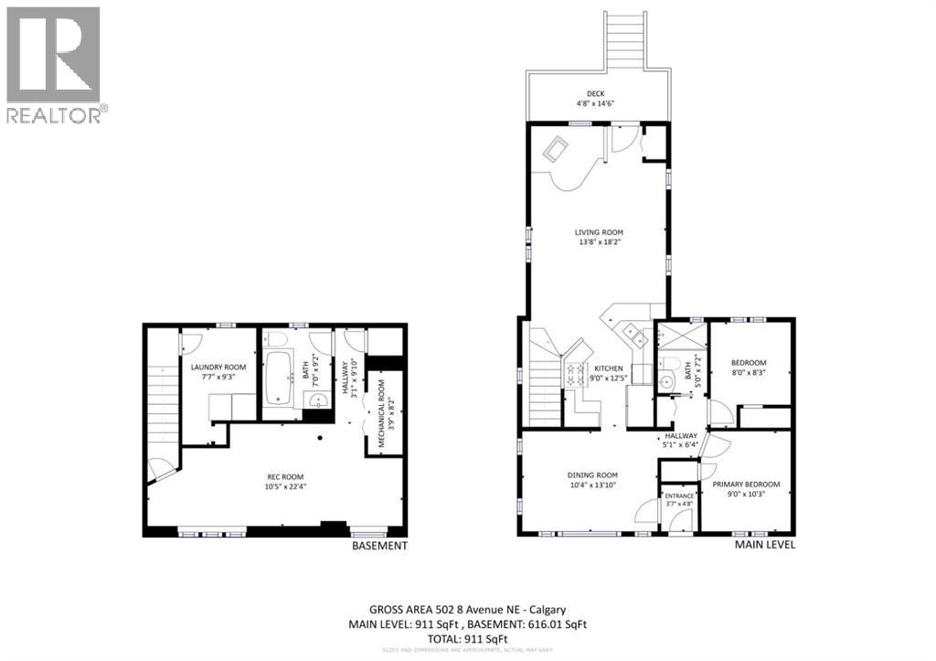 Single Family House Bungalow for Sale in   Avenue NE Renfrew Calgary 