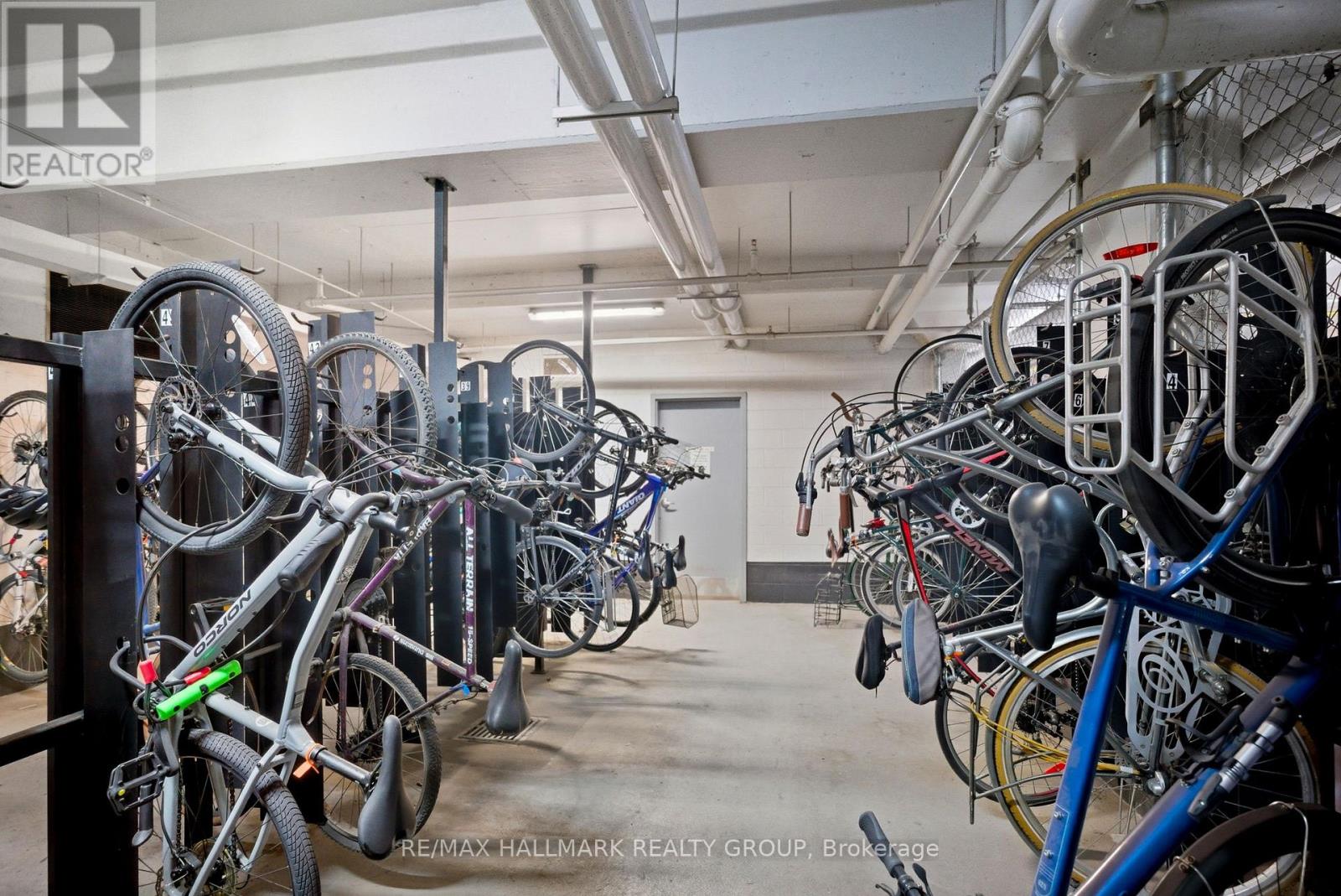 Secured bike storage