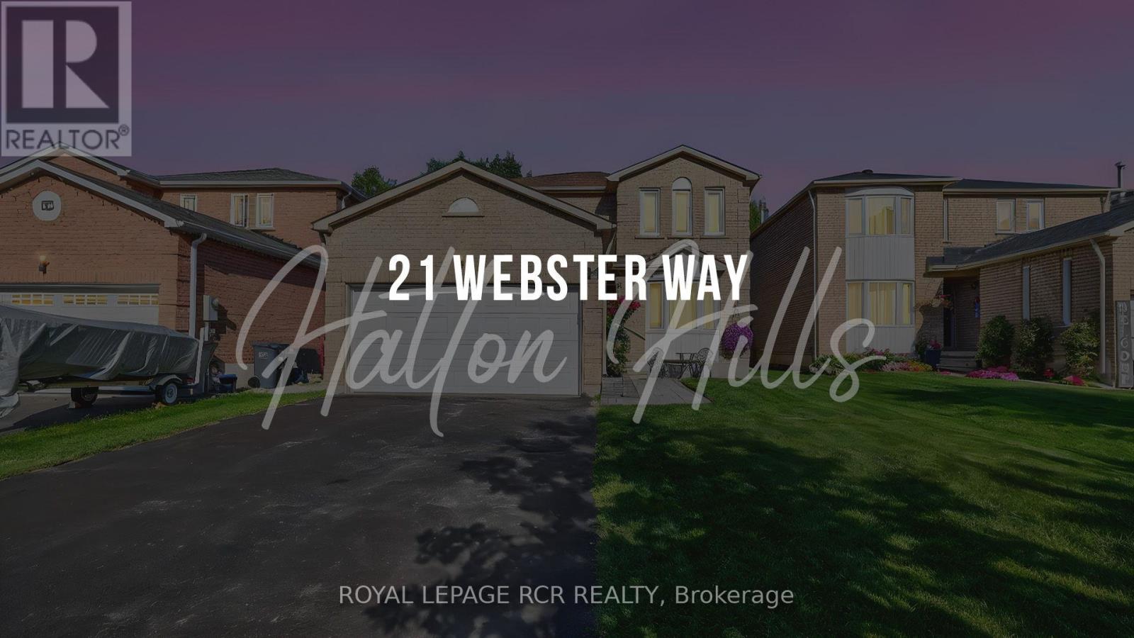 21 WEBSTER WAY,Halton Hills (Georgetown),,
