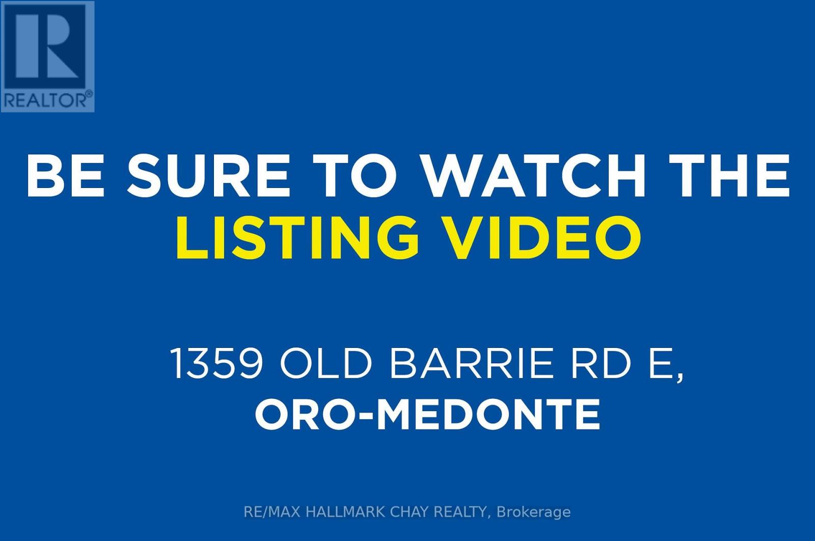 1359 OLD BARRIE ROAD E,Oro-Medonte (Hawkestone),,