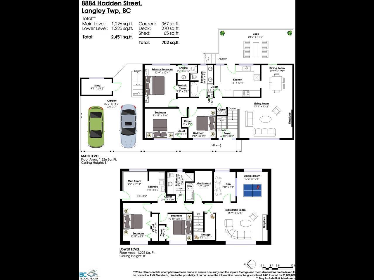 8884 HADDEN STREET, Langley