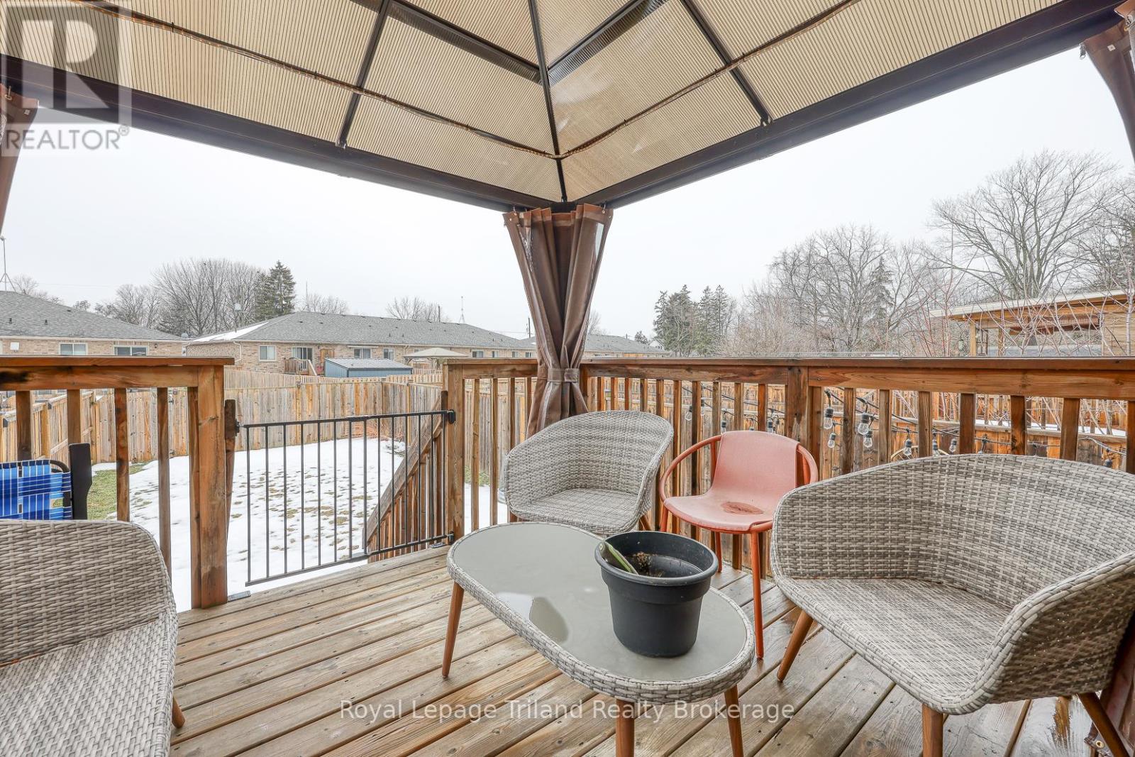 Deck with gazebo