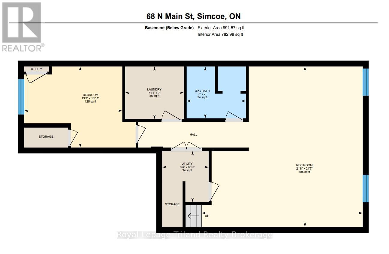 Lower Level Floor Plan