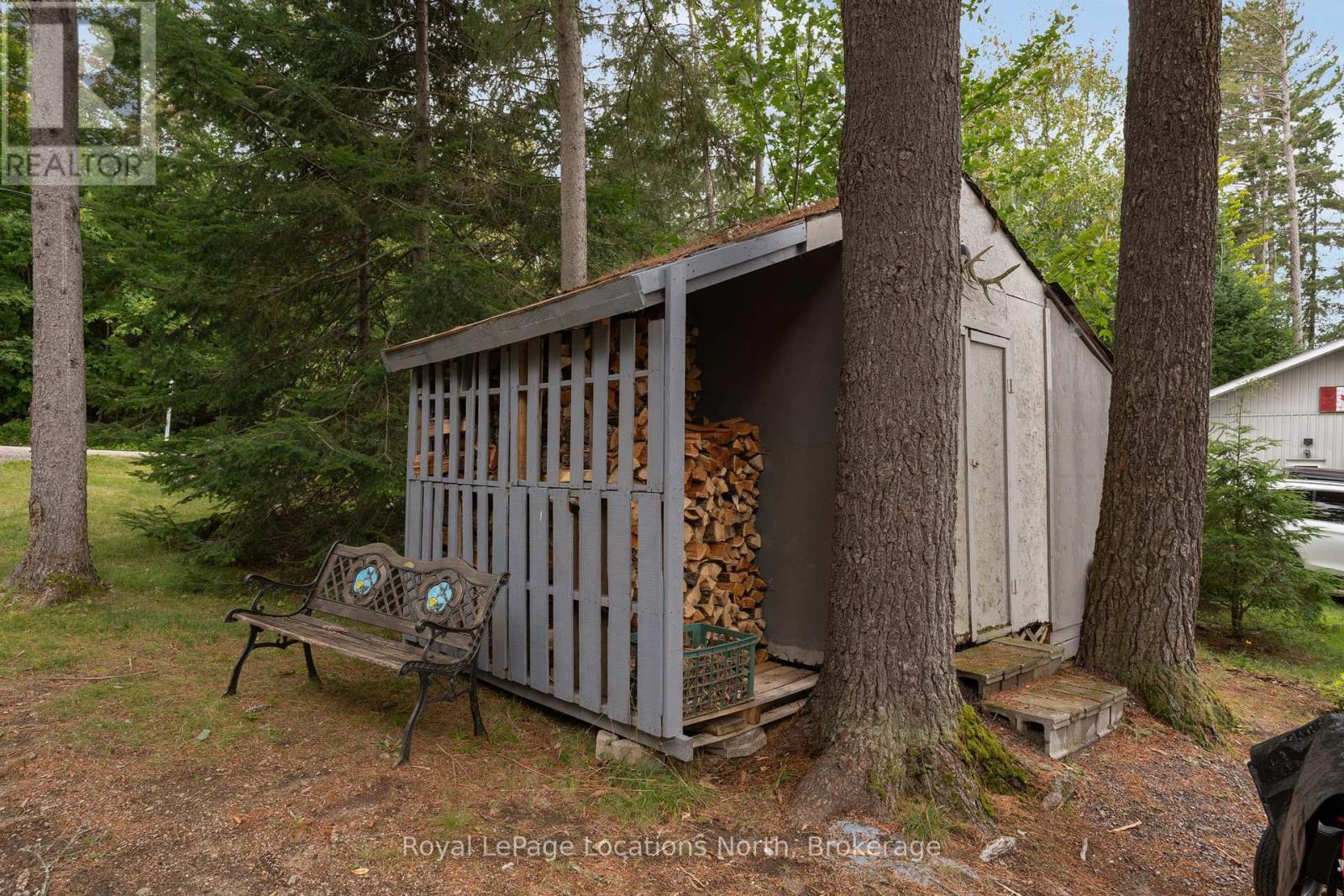 Shed and wood storage